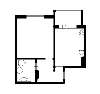 Продам 1-комнатную квартиру в Новосибирске, Советский, Иванова , 34/19/8 м²