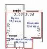 Сдам 1-комнатную квартиру в Новосибирске, Калининский, ул. Фадеева 66, 34.2 м²